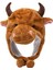 Schattige Koe Hoofddeksels Mode Warm, Pluche Kışlık Çapa Vee Stier Hoed Brown (Yurt Dışından) 1