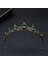 Gümüş Kaplı Yeni Moda Zarif Vintage Küçük Barok Yeşil Kristal Tiaras Taçlar Kadınlar Kızlar Için Gelin Düğün Saç Takı Aksesuarları (Yurt Dışından) 5