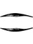 For 3-Series E90 E91 320I 330I 2005-2012 Front Headlight Cover Garnish Strip Eyebrow Cover Trim Sticker Glossy Black (Yurt Dışından) 1