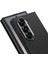 Galaxy Z Fold 6 Kılıf Kamera Korumalı Karbon Fiber Tasarımlı Arka Yüzey Zore Kıpta Karbon Kapak-Kırm 2