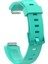 Fitbit Inspire / Inspire Hr Parlak Yüzeyli Silikon Saat Bandı Için, Beden: S Göl Mavisi (Yurt Dışından) 1