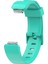 Fitbit Inspire / Inspire Hr Parlak Yüzeyli Silikon Saat Bandı Için, Beden: S Göl Mavisi (Yurt Dışından) 2