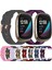Örgü Kanvas Saat Kordonu Fit Sense Için Fitbit Sense Mavisi Için (Yurt Dışından) 3