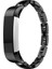 Fitbit Alta Akıllı Saat Için x Şekilli Metal Watch Band Siyah (Yurt Dışından) 1