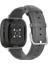 Fit Versa 4 / Sense 2 Için Fitbit Versa 4 / Sense 2 Gri Için Hakiki Deri Saat Bandı (Yurt Dışından) 3