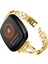 Fit Versa 3 / Sense Gold Için Metal Saat Kordonu (Yurt Dışından) 1