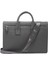 Gri Deri Unisex Evrak Çantası - S1EV00021247-G35 Gri 3