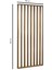 100CM x 200CM Ahşap Çıtalı Paravan Oda Ayırıcı Seperatör Duvar Dekor 100CM x 200CM 3