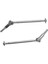2 Adet Metal Ön Tahrik Mili Cvd 55-WJ01 9155 9156 Xinlehong 9155 9156 1/12 Rc Araba Yedek Parçaları (Yurt Dışından) 2