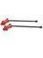 4 Adet Metal Ön ve Arkadan Çekişli Motosiklet Mili Cvd Xmaxx 6s 8s 1/5 Rc Araba Yükseltme Parçaları, Kırmızı (Yurt Dışından) 5