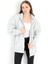 Kadın Karmelanj Fermuarlı Şardonlu Kapüşonlu Oversize Sweatshirt - 9015 - 264401 1