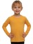Kavun Sarı Basic Mevsimlik Likralı Uzun Kollu Kız Çocuk Tişört 1
