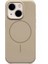Apple iPhone 15 Kılıf Magsafeli Sert Mika Baets Kapak Bej 1
