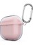 Apple Airpods 4 Uyumlu Kılıf Iç Kısım Renkli Transparan Airbag 42 Pembe 1