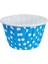 Açık Mavi Puantiyeli Muffin Kek Kapsülü 50'li x 5 Paket 4