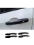 Toyota Yaris Ativ/Vios 2023 2024 Araba Kapı Kolu Kapağı Döşeme Dış Aksesuarlar Abs Karbon Fiber (Yurt Dışından) 2