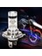 Adet H4 9003 Hb2 Led Motosiklet Far Ampulleri Hıd Yüksek Ve Düşük Işın 6500 K Beyaz Güç (Yurt Dışından) 3