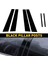 Araba Ayağı Mesajları Kapı Pencere Trim Kalıplama Dodge Charger 2011-2021 Anti Scratch Çıkartmalar Aksesuarları Siyah (Yurt Dışından) 5
