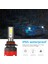 2 Adet Araba Led Far 8000Lm Hi/Lo Dc9-30V 9006 Araba Süper Parlak Uzak Ve Yakın Işık Modifiye Işıklar Otomatik Far Ampulü (Yurt Dışından) 4