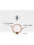 Prenses Yakutlu Halka Piercing, 10-12 mm , 1.2 Mm, 14K Sarı-Beyaz-Kırmızı Altın | LC00034R 2