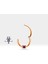 Prenses Yakutlu Halka Piercing, 10-12 mm , 1.2 Mm, 14K Sarı-Beyaz-Kırmızı Altın | LC00034R 3