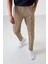 Bej Polyester Ince Yumuşak Comfort Fit Erkek Eşofman Alt - 82119 1