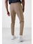 Bej Polyester Ince Yumuşak Comfort Fit Erkek Eşofman Alt - 82119 5