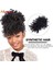 Sapıkça Kıvırcık Saç Patlama Sentetik Saç Topuz Chignon Patlama ile Ipli At Kuyruğu Afro Puf Yanlış Patlama Saç Parçaları Kadınlar Için (Yurt Dışından) 4