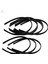 20 Adet Düz Hairband Alice Band Kafa Bandı 10MM Ince Plastik Kadın Kızlar (Yurt Dışından) 1