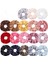 Yeni Kadın Elastik Saç Bantları Moda 18 Renk Sevimli Güzellik Kız Şapkalar Rahat Saten Katı Scrunchie Hairbands (Yurt Dışından) 1