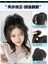 Peruk At Kuyruğu Kadın Örgü Simülasyon Tatlı Serin Kore Tarzı Serisi Köpekbalığı Klip At Kuyruğu Kıvırcık Saç Yarım Kravat Yüksek At Kuyruğu Peruk Kavrama (Yurt Dışından) 4