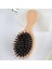 Nieuwe Houten Handvat Natuurlijke Varkenshaar Borstel Kleine Borstel Varkenshaar Nylon Nieuwe Salon Dolaşık Açıcı Haar Kam Dolaşık Açıcı Kam (Yurt Dışından) 2