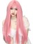 Kadın Milli Takım Lideri Çünkü Peruk Pembe Uzun Düz Saç Hava Patlama Cennet Kuşu 02 Şekillendirici Peruk Başlık (Yurt Dışından) 5