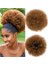 10 Inç Afrika Chignon Afro Afro Saç Topuz At Kuyruğu Xuchang Tam Kafa Peruk Peruk (Yurt Dışından) 1