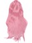Adet 80CM Cosplay Peruk Uzun Düz Saç Peruk Isıya Dayanıklı Peruk, Beyaz ve Pembe (Yurt Dışından) 4
