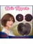 Fer# Moda ♥ipeksi Klipsli Saç Topper Peruk ♥ısıya Dayanıklı Fiber Saç Uzatma Saç Parçaları Klipsli Üst Saç Uzantıları Wigssion ♥kadınlar Için[hazır Stok] (Yurt Dışından) 2