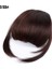 Kısa Düz Ön Saç Düzgün Patlama Klipsli Saç Patlama Uzatma Postiş Sentetik Doğal Patlama Saç Parçası (Yurt Dışından) 4