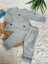 Little Acorn Baskılı Alt Üst Bebek Takım 2