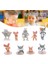 Karikatür Tom ve Jerry Figürleri Heykeli Model Oyuncaklar Aksiyon Figürü Oyuncak 9 Adet (Yurt Dışından) 1