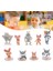 Karikatür Tom ve Jerry Figürleri Heykeli Model Oyuncaklar Aksiyon Figürü Oyuncak 9 Adet (Yurt Dışından) 2