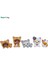 5 Adet/takım Güzel Kedi Rilakkuma Cosplay Mini Kedi Pvc Aksiyon Figürleri Moss Bonsai Küçük Peyzaj Hayvanlar Modeli Dekorasyon Oyuncak (Yurt Dışından) 1