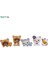 5 Adet/takım Güzel Kedi Rilakkuma Cosplay Mini Kedi Pvc Aksiyon Figürleri Moss Bonsai Küçük Peyzaj Hayvanlar Modeli Dekorasyon Oyuncak (Yurt Dışından) 2