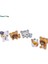 5 Adet/takım Güzel Kedi Rilakkuma Cosplay Mini Kedi Pvc Aksiyon Figürleri Moss Bonsai Küçük Peyzaj Hayvanlar Modeli Dekorasyon Oyuncak (Yurt Dışından) 5