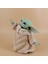 Karikatür Star Wars Mandalorian Koleksiyon Bebek Yoda Figürü Masa Dekoru Süsleme (Yurt Dışından) 4
