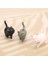 1pc Sevimli Mini Pvc Animasyon Modeli Kedi Bebek Figürleri Oyuncak Yaratıcı El Sanatları Deco Creek (Yurt Dışından) 3