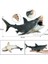 Köpekbalığı Heykelcik-B-Gerçekçi Deniz Hayvanları Megalodon Köpekbalığı Figürleri Aksiyon Figürleri Modeli Koleksiyonu Eğitici Oyuncaklar Çocuklar (Yurt Dışından) 1