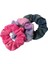 Adet Kravat Boyalı Scrunchie Paketi Saç Aksesuarları Kadınlar Kızlar Için Bantlar Elastik Kauçuk Saç Kravat Saç Halat Halka At Kuyruğu Tutun (Yurt Dışından) 3