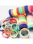 50/200 Adet Kadın Kız Karışık Renkler Saç Bantları Temel Saç Bağları Elastik Kafa Bandı Basit Saç Scrunchies Aksesuarları At Kuyruğu Tutucu (Yurt Dışından) 2