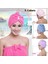 Türban Hızlı Kuru Mikrofiber Saç Havlusu Büyük Sihirli Çift Taraflı Kuru Saç Şapka Bayanlar Banyo Spa Şapka Saç Sarma Banyo Havlusu (Yurt Dışından) 1