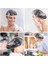 1 【eğlencelı Lıve】 100 Adet Çok Amaçlı Gerilebilir Şeffaf Plastik Duş Başlığı Mutfak Banyo Saç Şapka (Yurt Dışından) 3